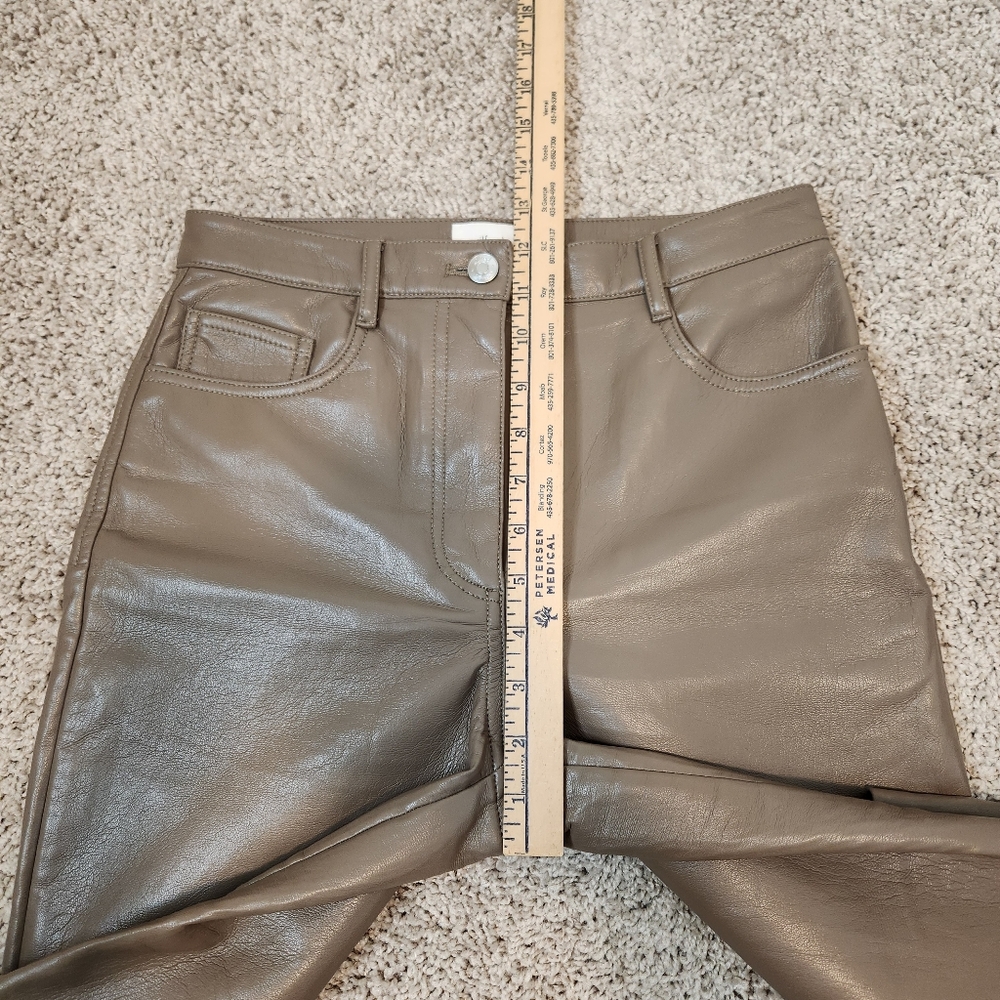 Aritzia Wilfred Melina Faux Leather Pants Size 4 - Picture 6 of 9